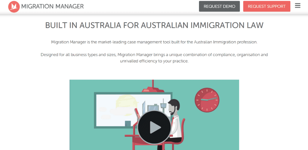 Migration Manager best immigration law software Australia