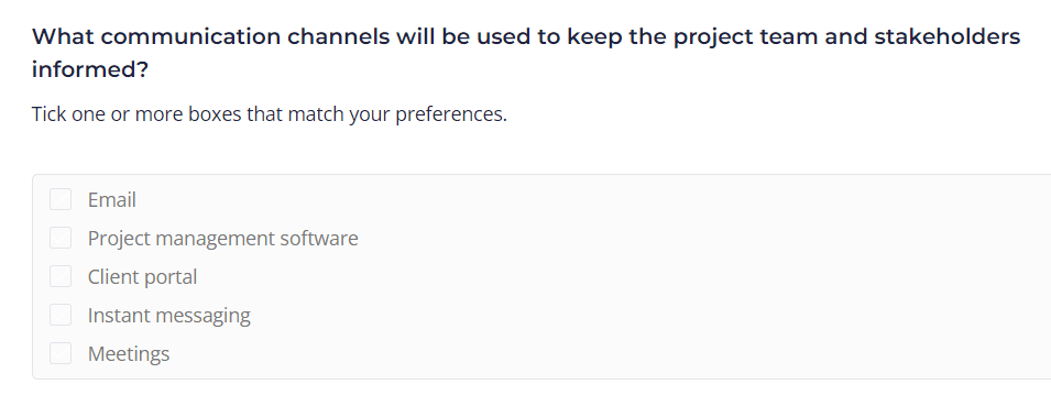 questionnaire for project managers questionnaire for project managers