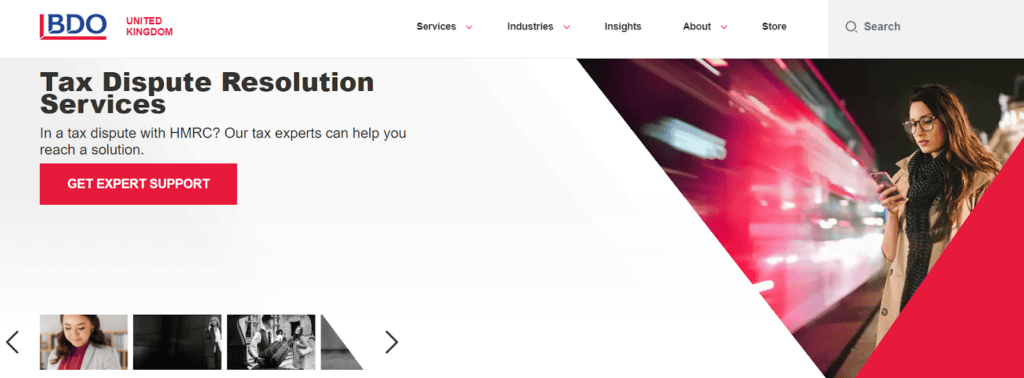BDO biggest accounting firms uk