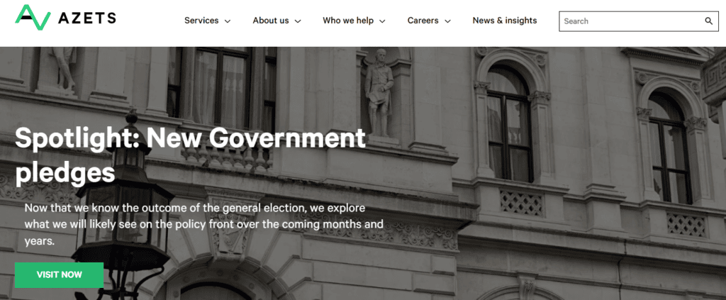Azets top accounting services uk