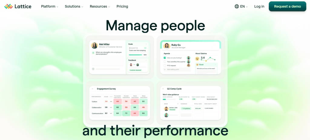 Lattice software for HR team