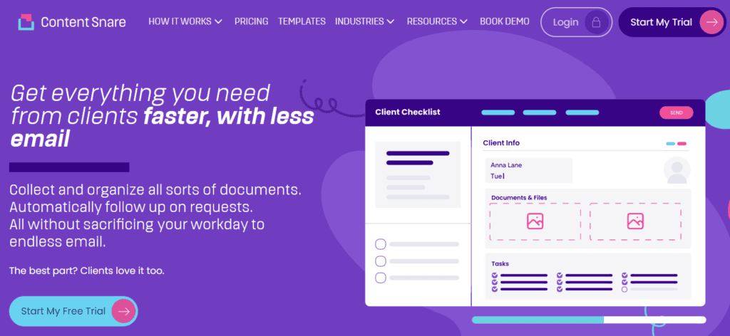 Content Snare Content Snare tax return documentation questionnaire