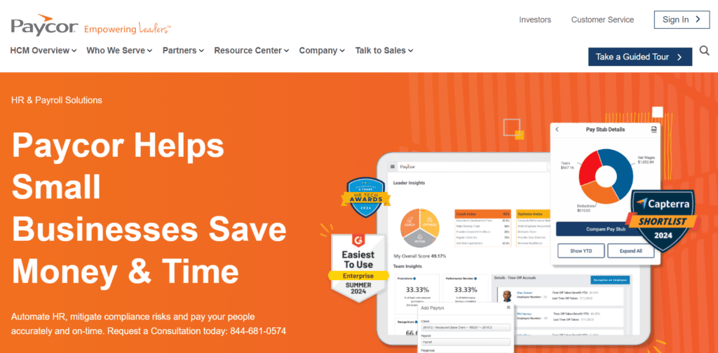 Paycor human resource tool