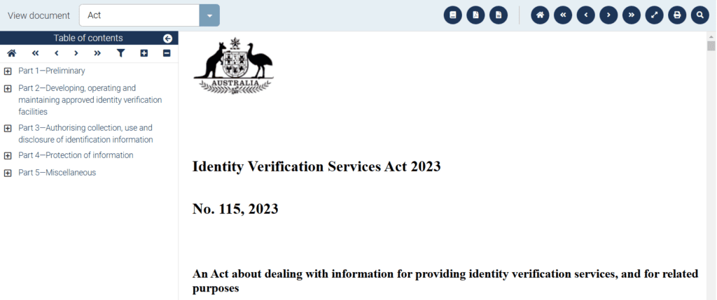 digital ID act Australia