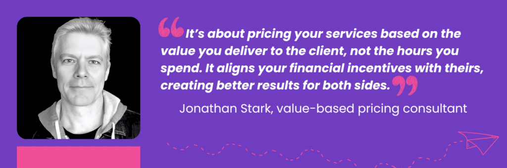 value-based pricing strategy value-based pricing strategy with Jonathan Stark