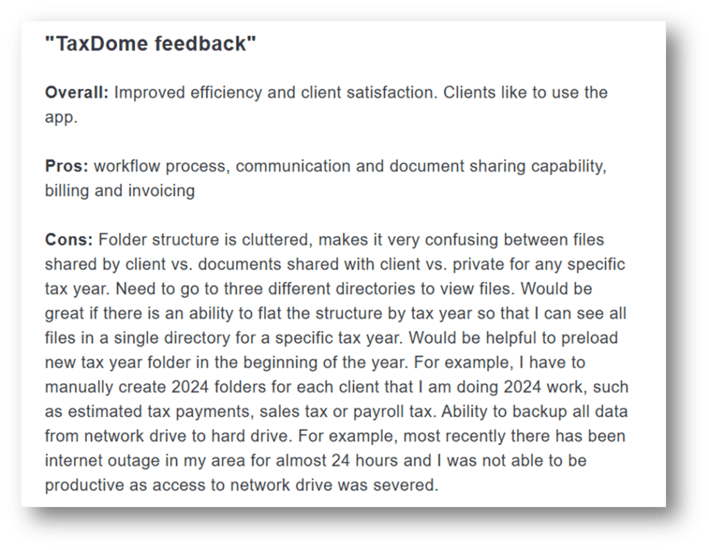 TaxDome review TaxDome project management alternatives