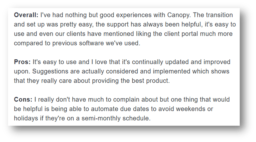 Canopy Canopy for accounting professionals