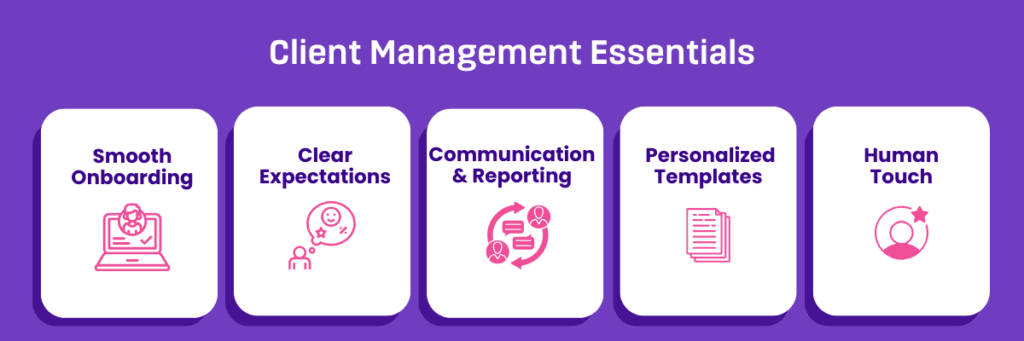 client management essentials tips to manage client expectations and project progress