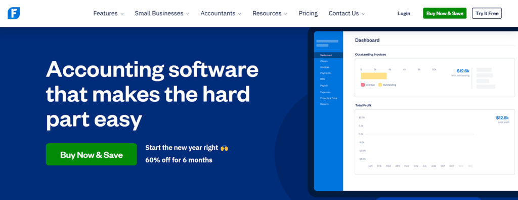 FreshBooks FreshBooks for financial project management