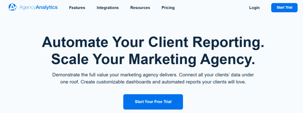 AgencyAnalytics AgencyAnalytics for marketing contact management